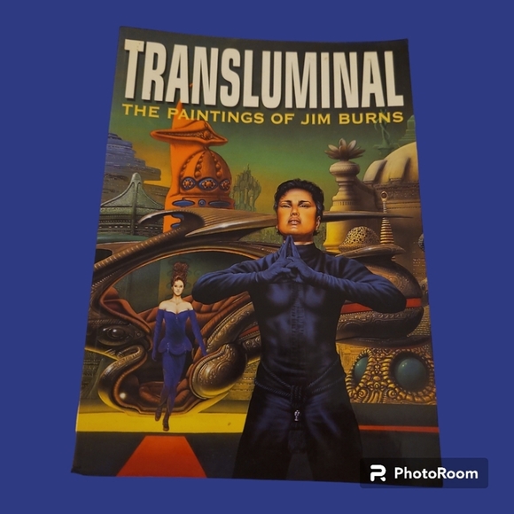 Transluminal The Paintings of Jim Burns 1999 Collectible Paperback Book - Picture 1 of 16